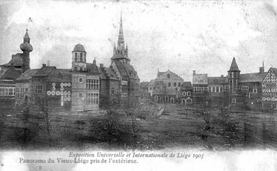 Panorama du quartier du Vieux-Liège.
