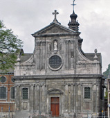 Abbaye de la Paix-Notre-Dame - Façade de l'église abbatiale
