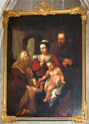 Peinture : la sainte Famille